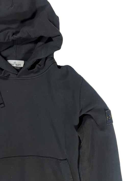 Stone Island Black Hoodie Large