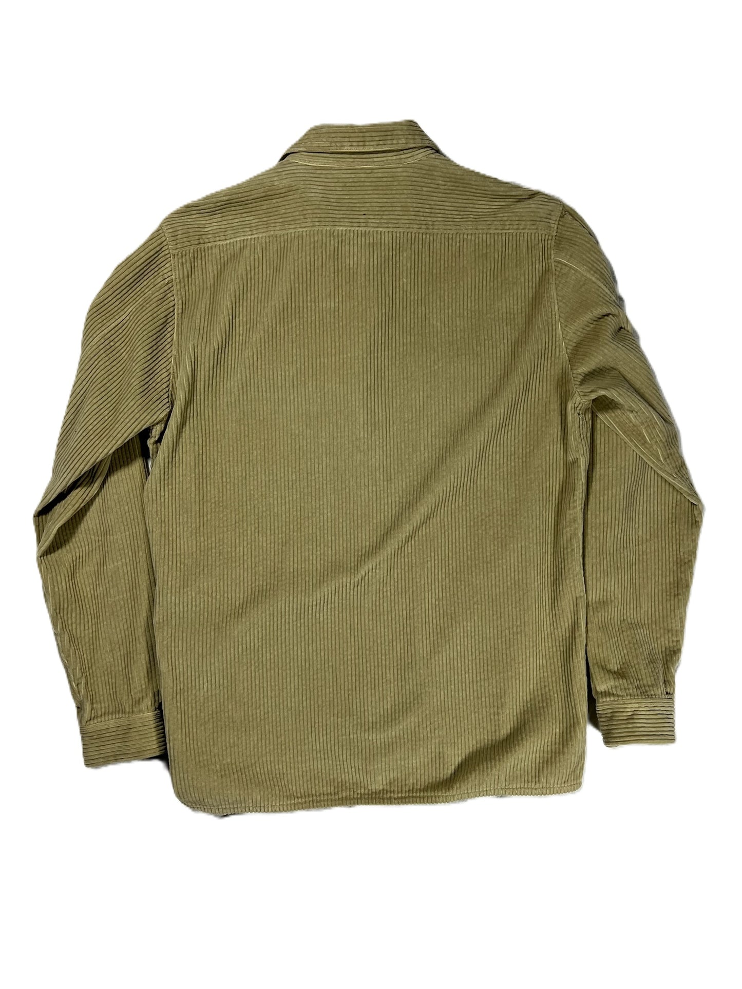 Stone Island Gold Corduroy Embroidered Overshirt XXL