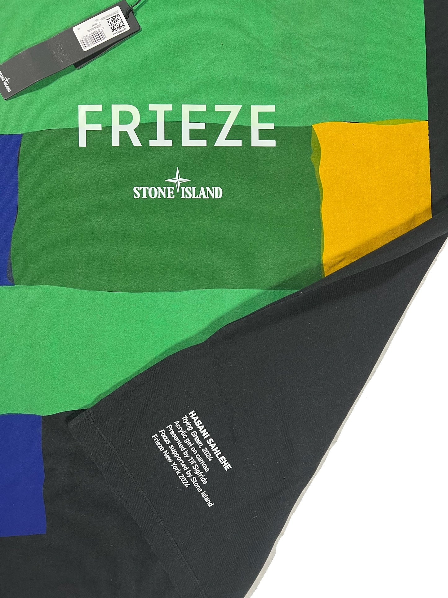 Stone Island x Frieze NY Hasani Sahlehe "Trying Green" Tee XXL BNWT