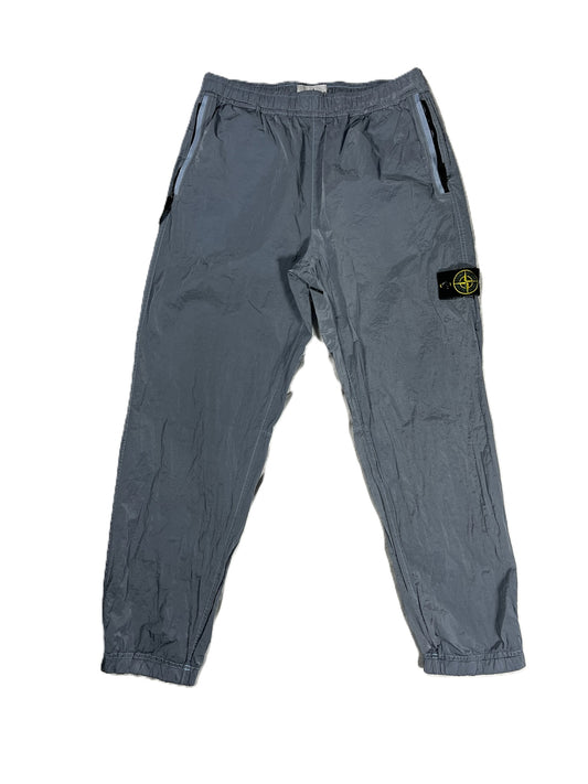 Stone Island Light Blue Econyl Nylon Metal Track Pant 34W