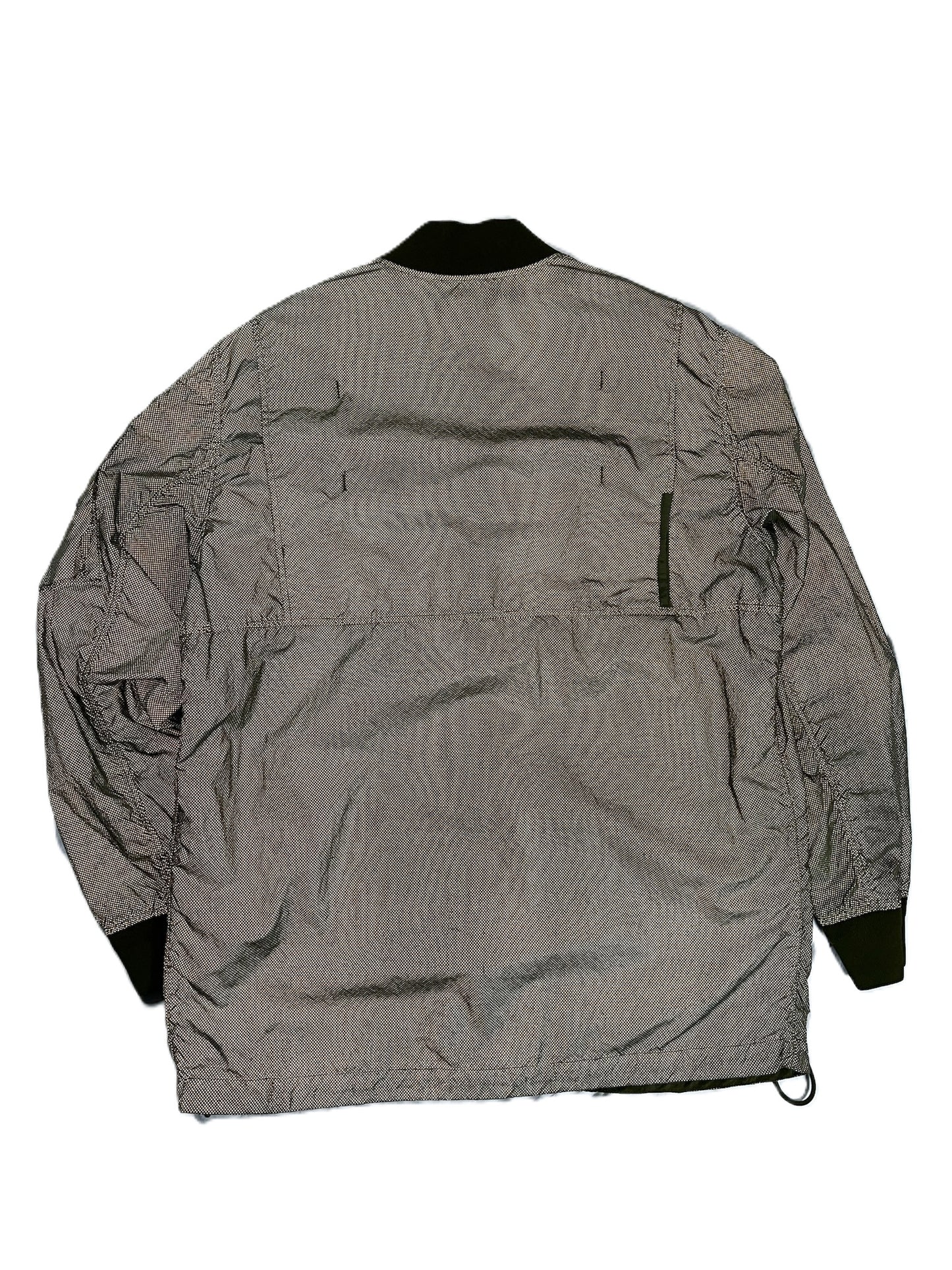 Stone Island Green Pixel Reflective Bomber XXL
