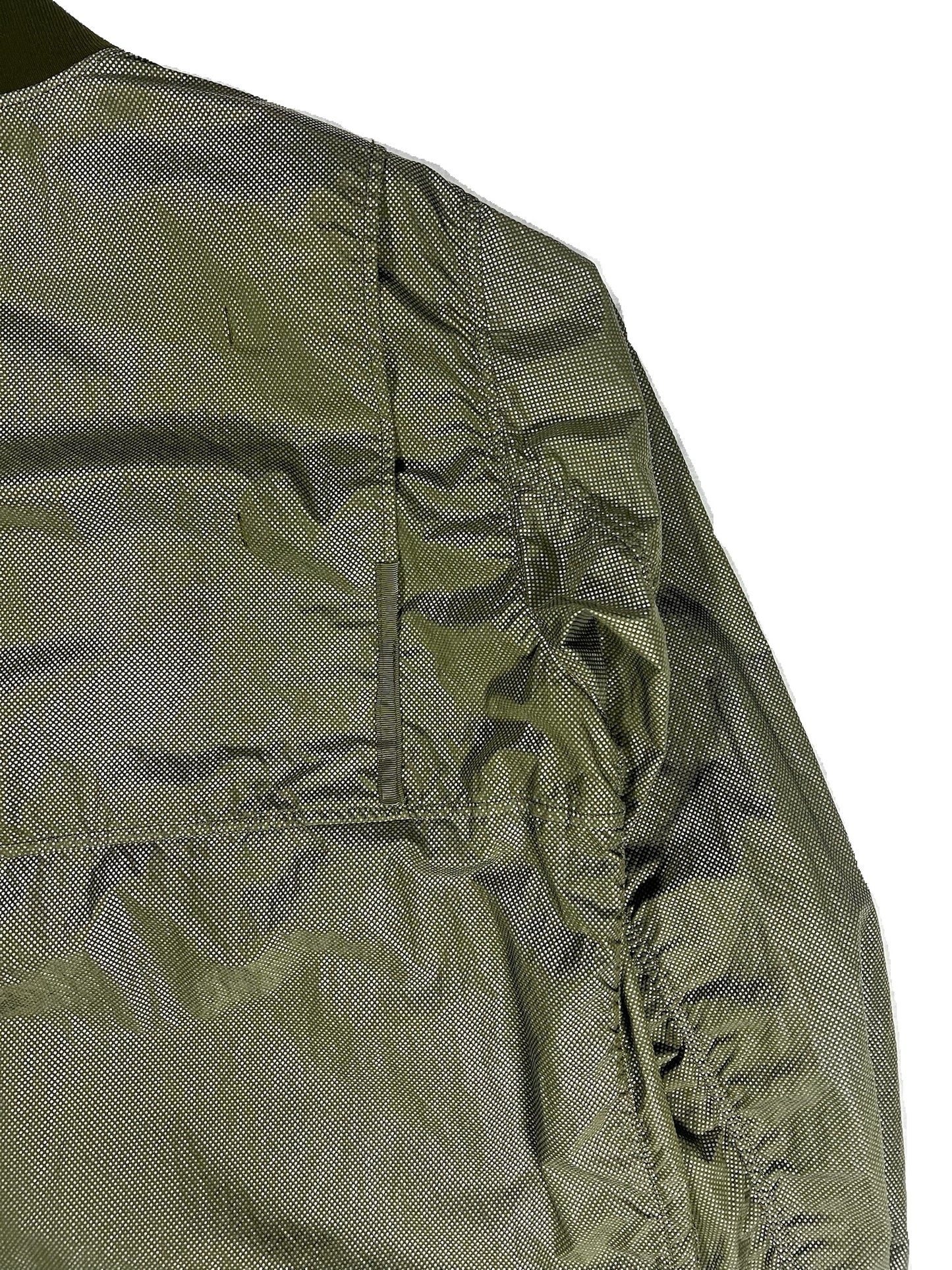 Stone Island Green Pixel Reflective Bomber XXL