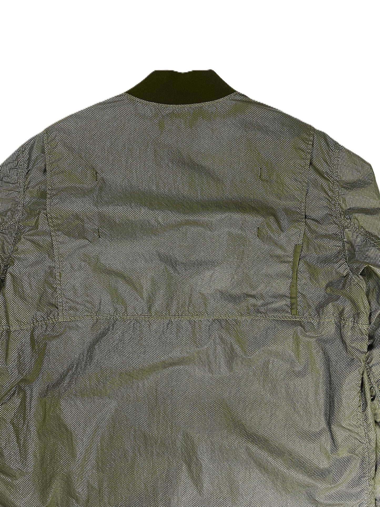 Stone Island Green Pixel Reflective Bomber XXL