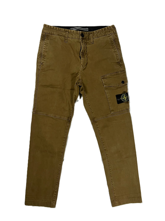 Stone Island Brown Cargo Pants 31W