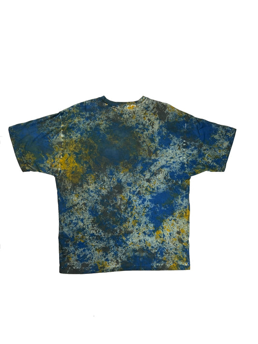 Stone Island x Supreme Blue Paintball Camo Tee Medium